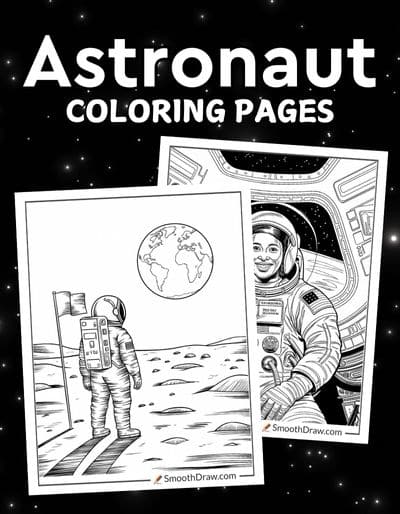 Astronaut coloring pages