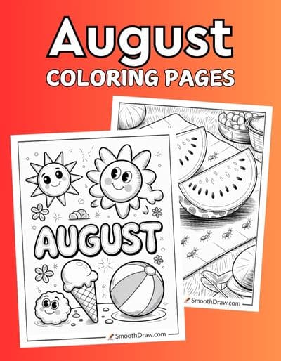 August coloring pages f