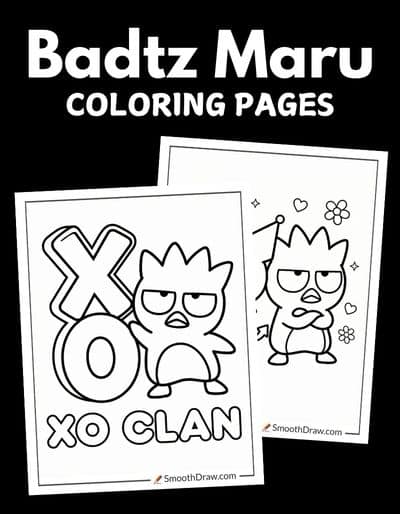 Badtz Maru coloring pages f