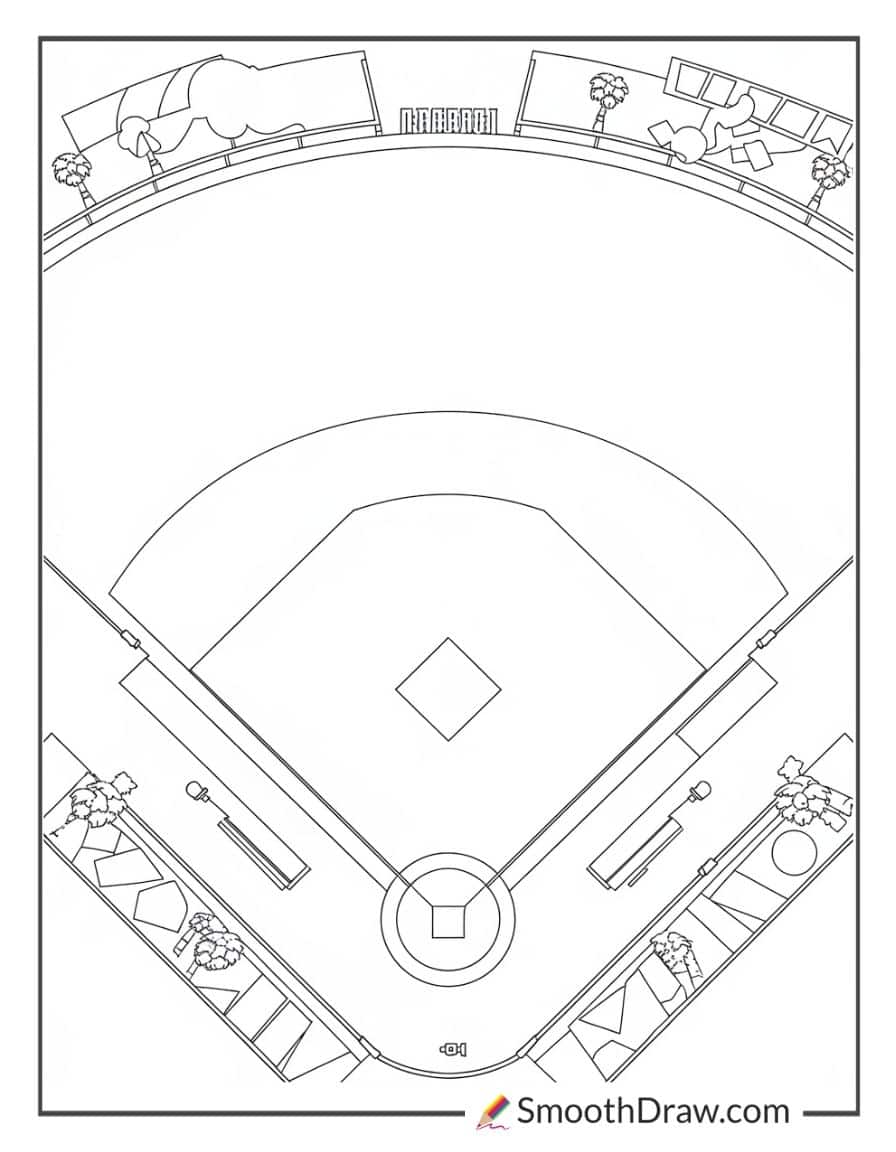 Baseball Field Layout
