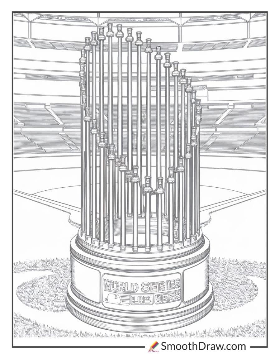 Baseball World Series Trophy