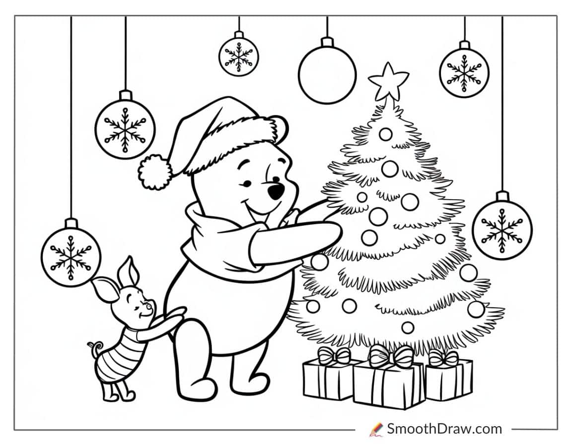 Christmas Winnie the Pooh