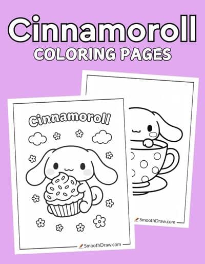 Cinnamoroll coloring pages f