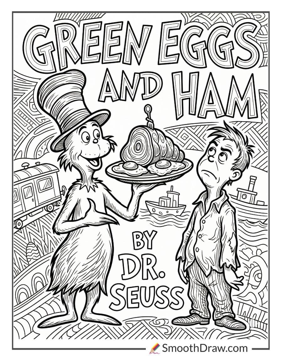 Cover Of Green Eggs And Ham Book