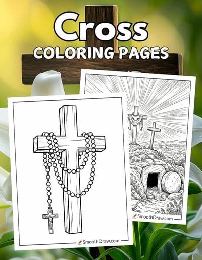 Cross coloring pages f