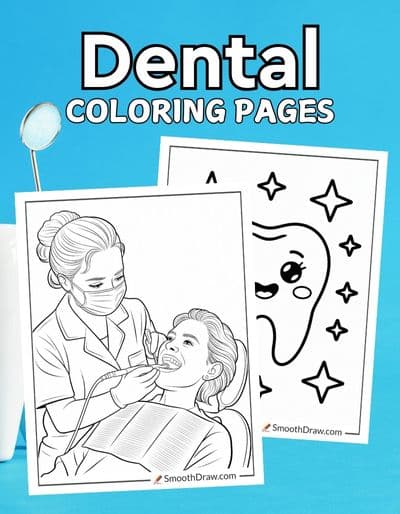 Dental coloring pages f