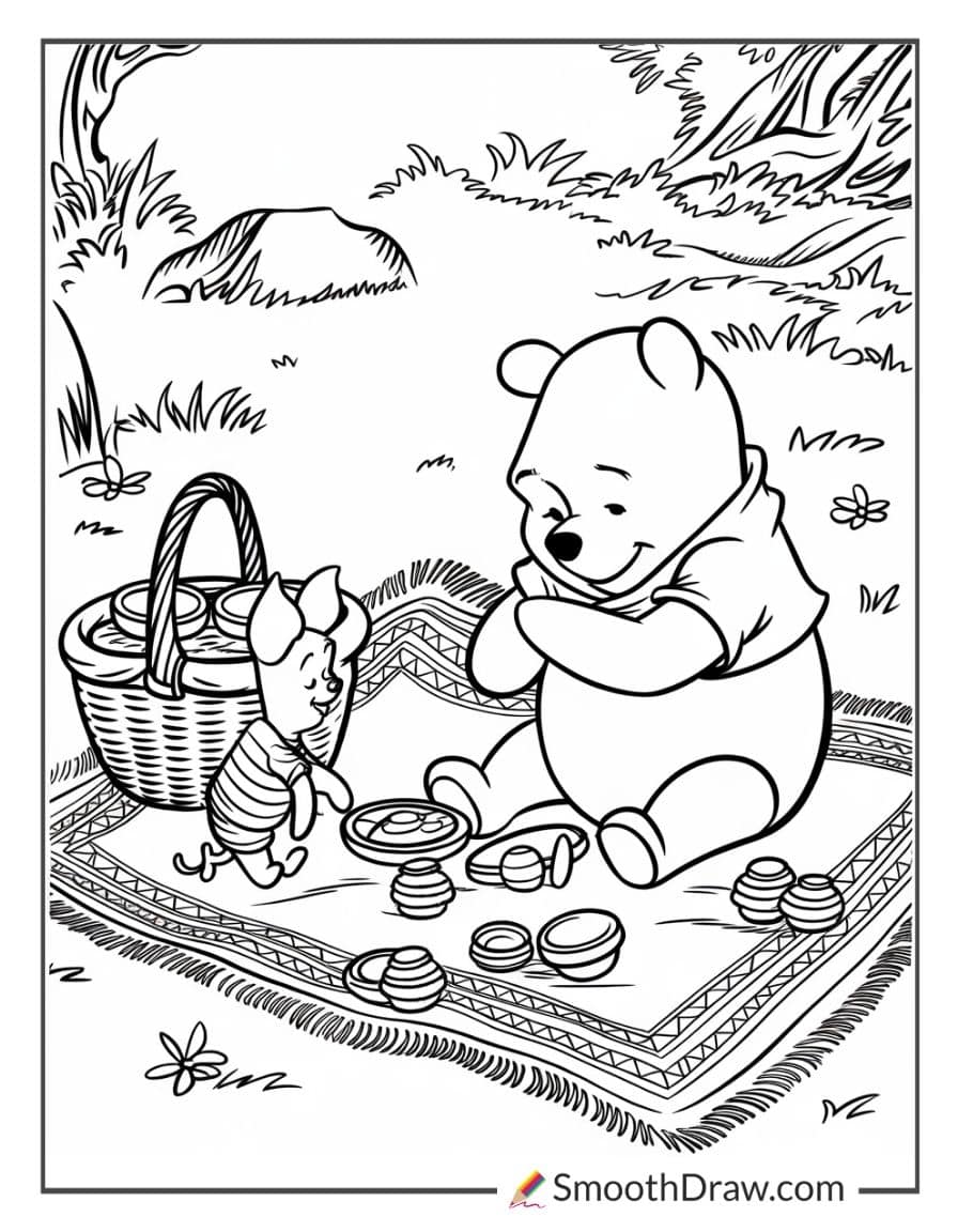 Detailed Winnie the Pooh for adults