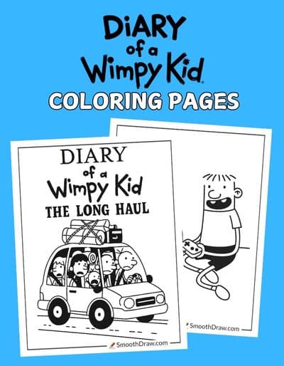 Diary of a Wimpy Kid coloring pages f