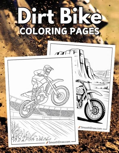 Dirt Bike coloring pages f