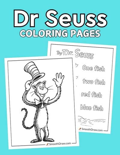 Dr Seuss coloring pages