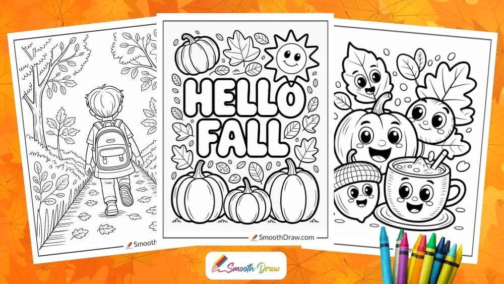 Fall Coloring pages