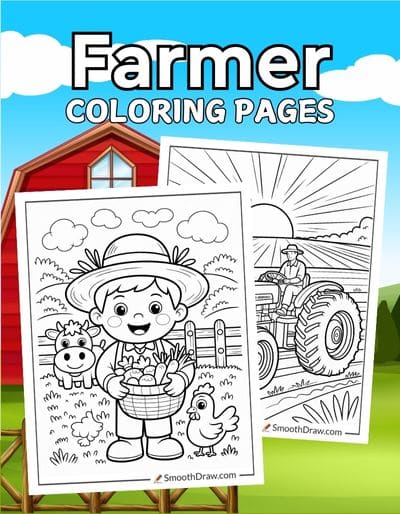 Farmer coloring pages f