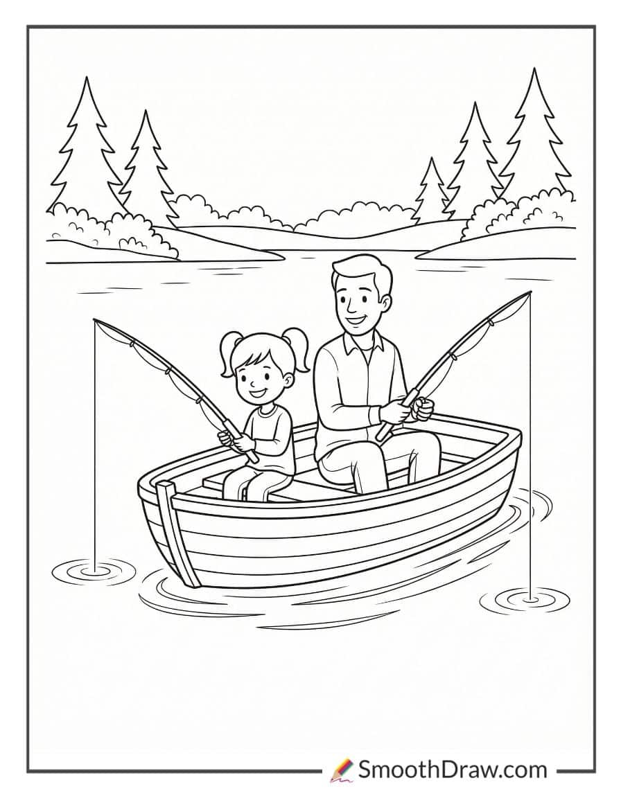 Father Daughter Bonding Fishing Trip