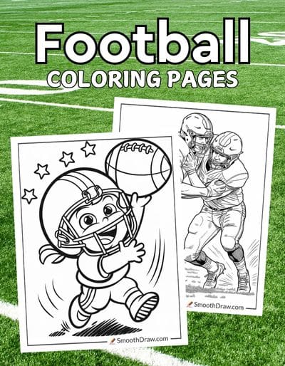 Football coloring pages