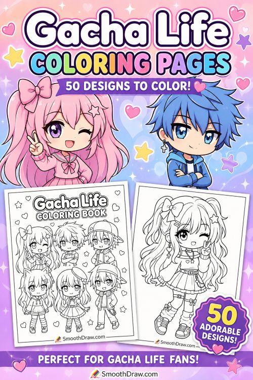 Gacha Life coloring pages f