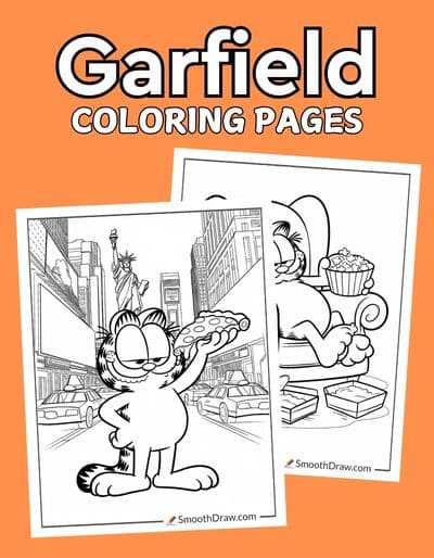 Garfield coloring pages f
