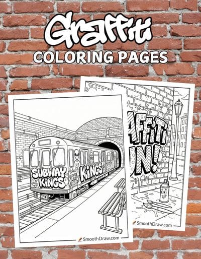 Graffiti coloring pages f