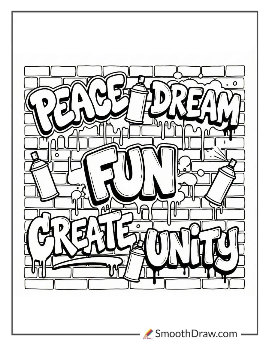 Graffiti wall full of words (2)