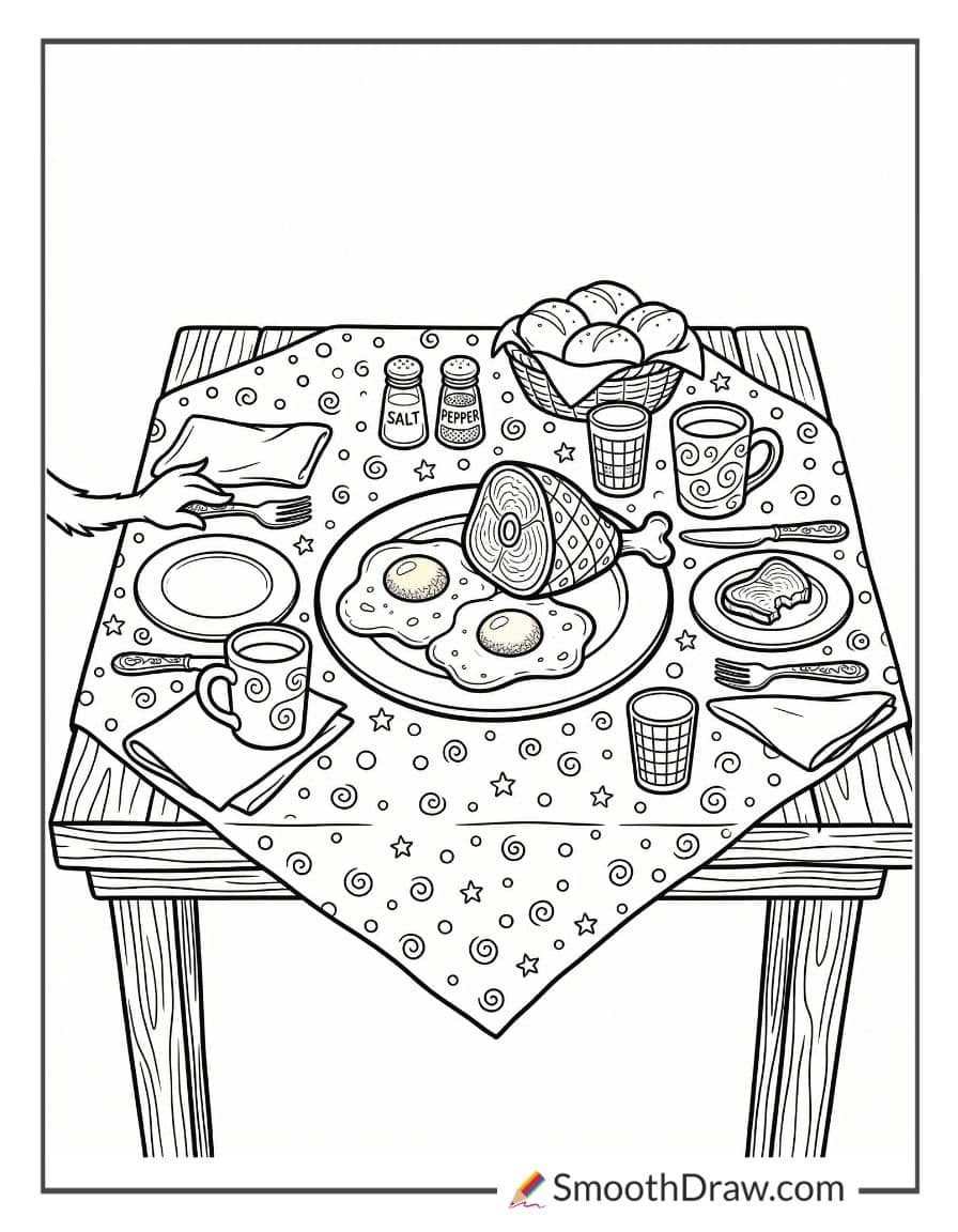 Green Eggs And Ham Dinner Table