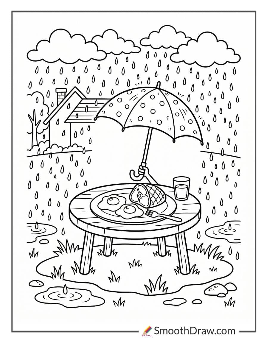 Green Eggs And Ham On Rainy Day