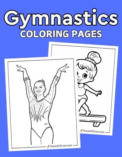 Gymnastics Coloring Pages