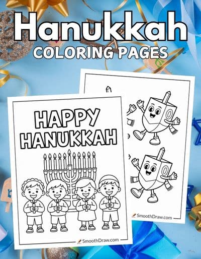 Hanukkah coloring pages f