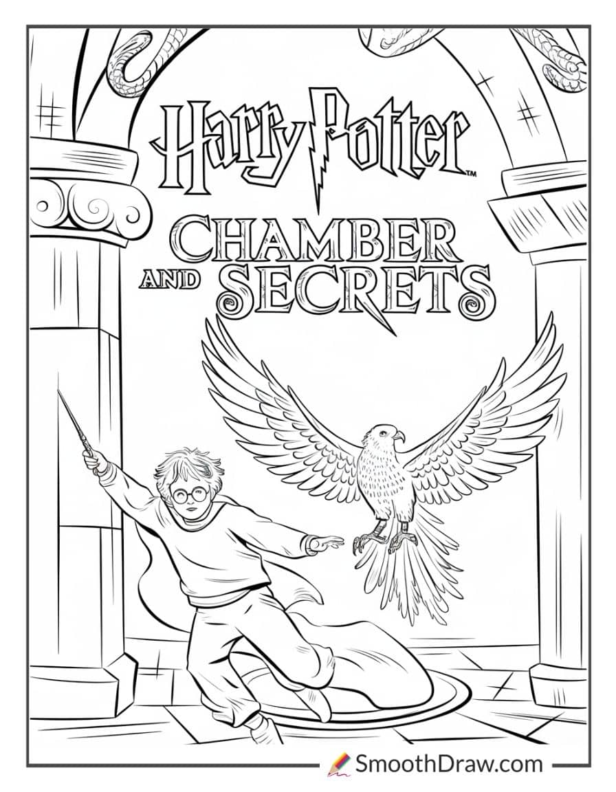 Harry Potter and the Chamber of Secrets book cover