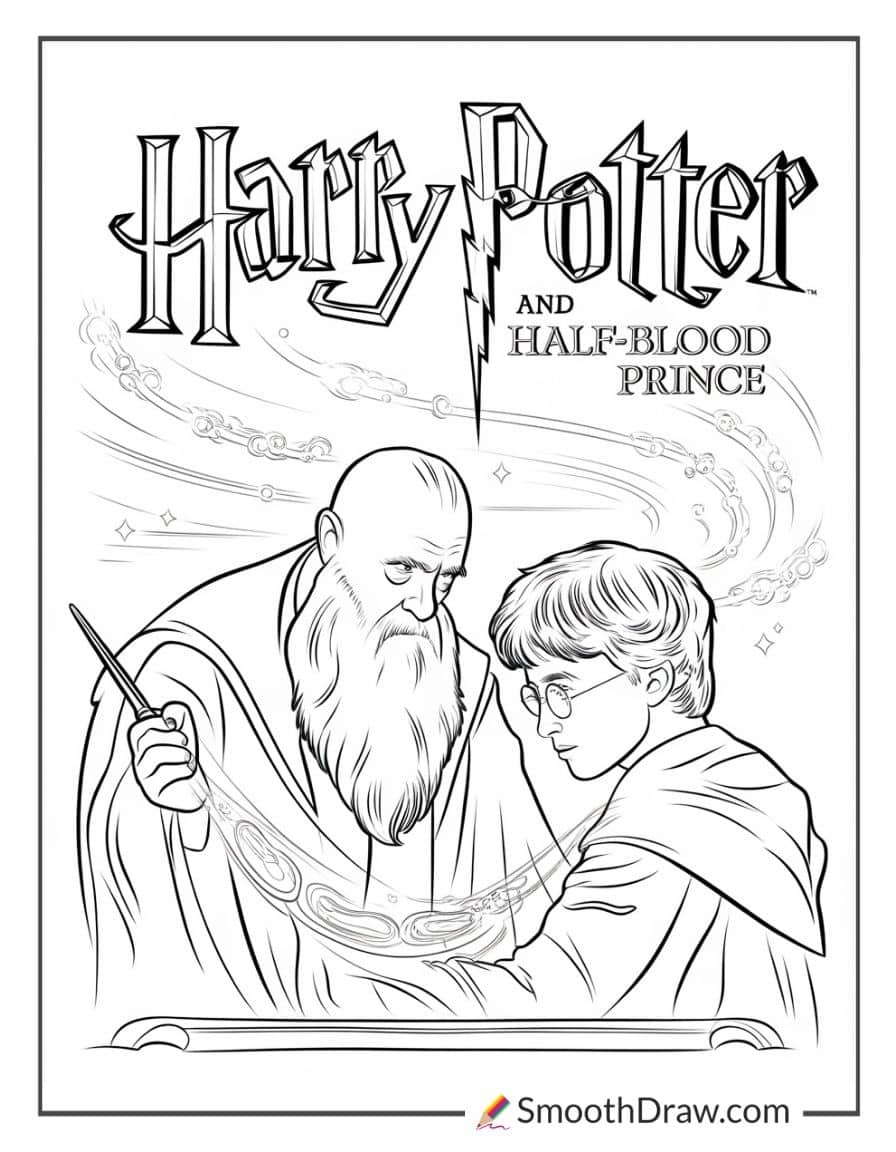 Harry Potter and the Half-Blood Prince book cover