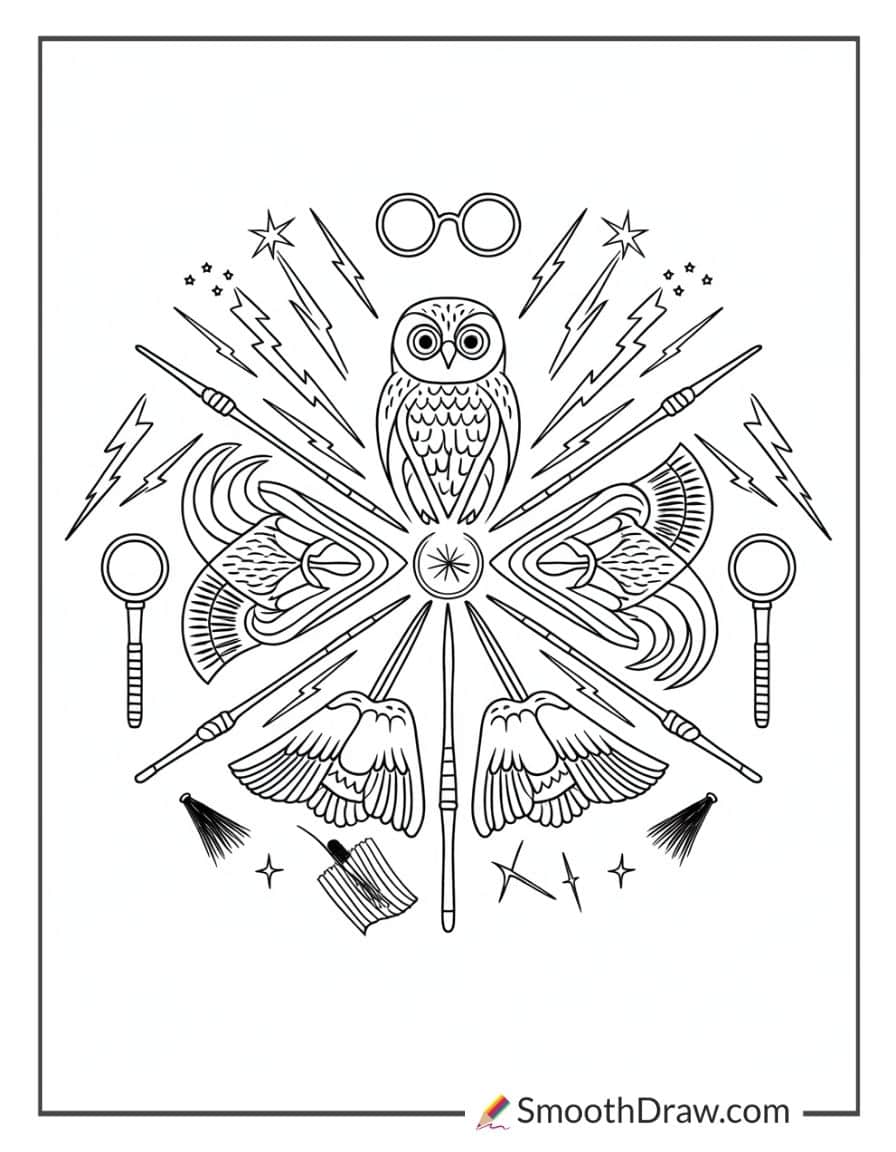 Harry Potter mandala