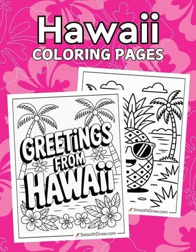 Hawaii coloring pages f