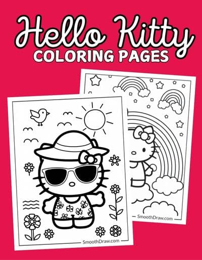 Hello Kitty coloring pages f