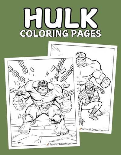 Hulk coloring pages f