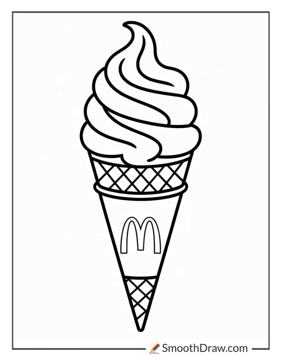 Ice cream cone from McDonalds