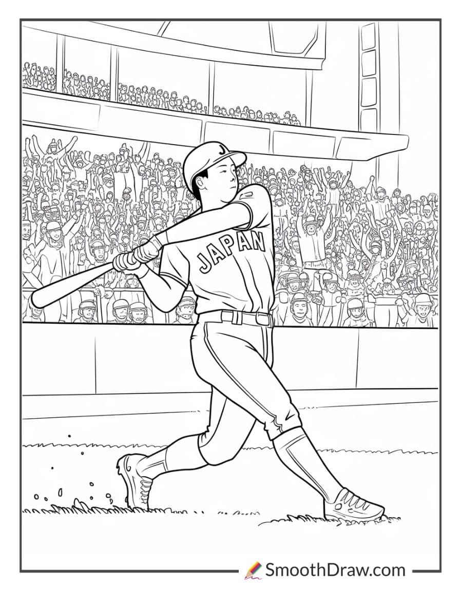 Japan Baseball Player