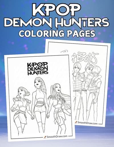 Kpop Demon Hunters coloring pages f
