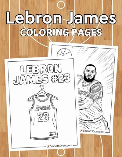 Lebron James coloring pages f