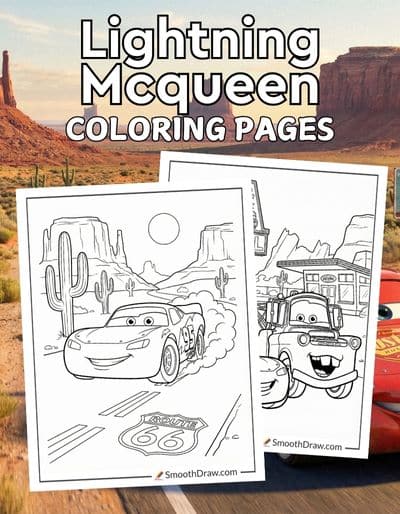 Lightning McQueen coloring pages f