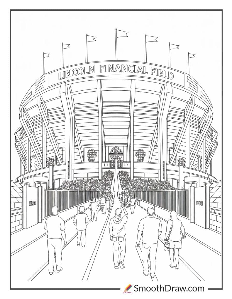 Lincoln Financial Field exterior view