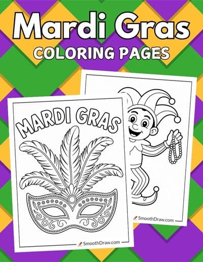 Mardi Gras coloring pages f