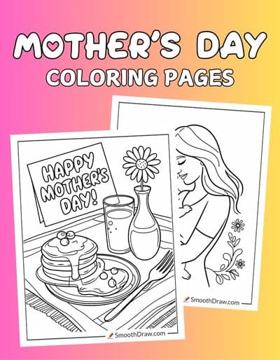 Mothers Day Coloring Pages f