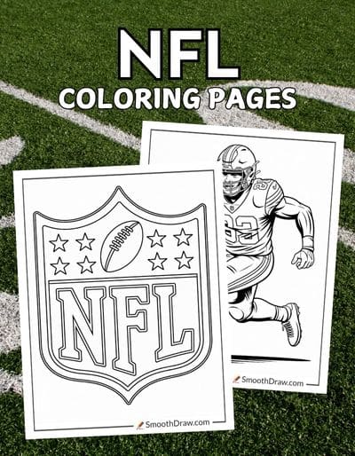 NFL coloring pages f