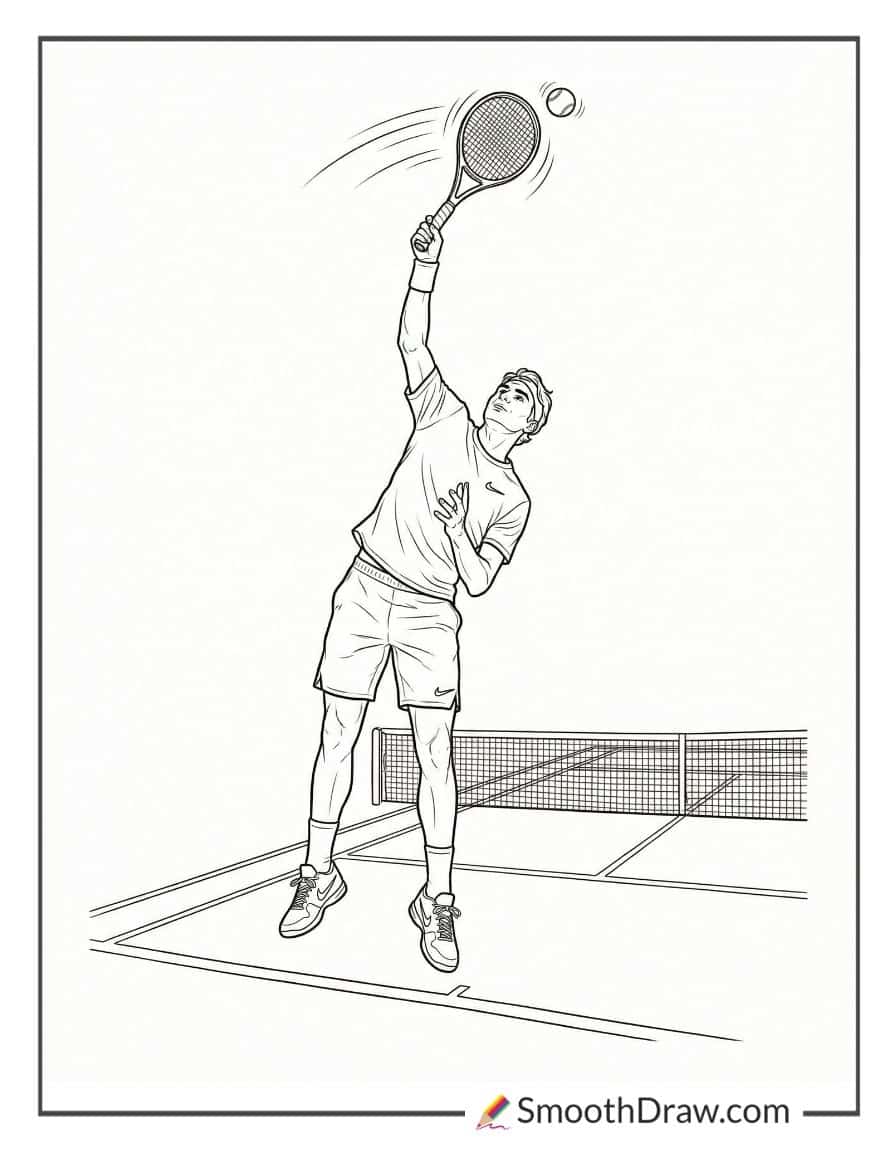 Nike tennis serve motion