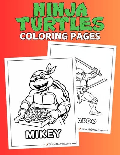 Ninja Turtles Coloring Pages