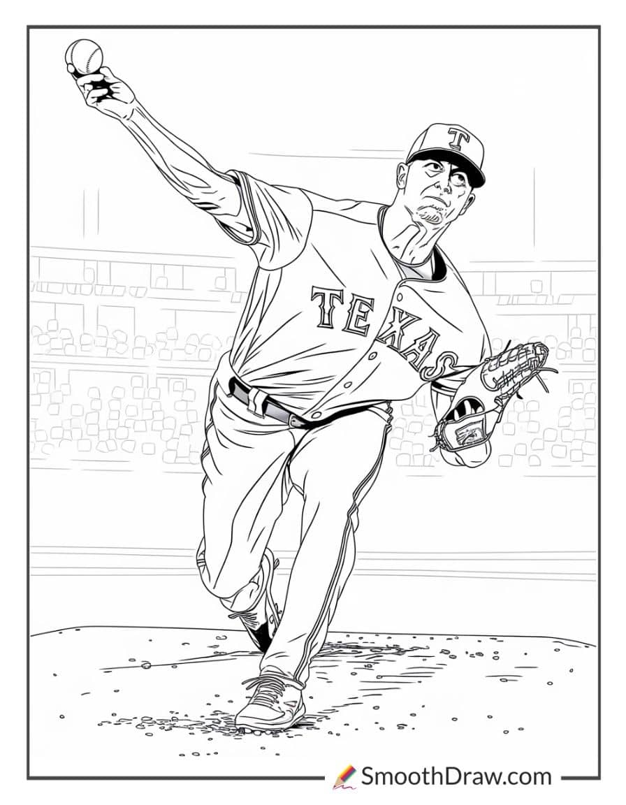 Nolan Ryan Fastball Pitch