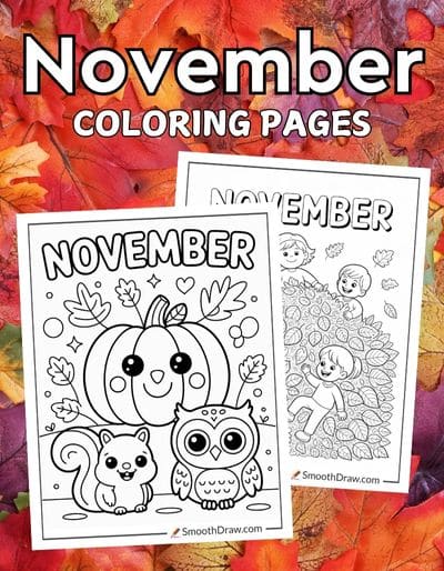 November coloring pages f