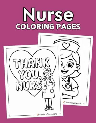 Nurse coloring pages f