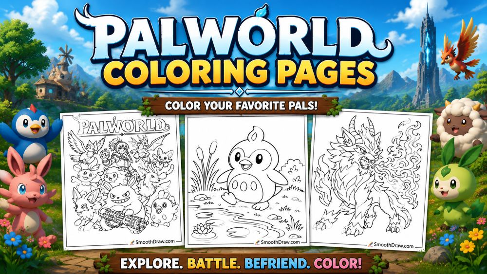 Palword coloring pages t