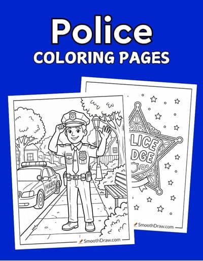 Police coloring pages f
