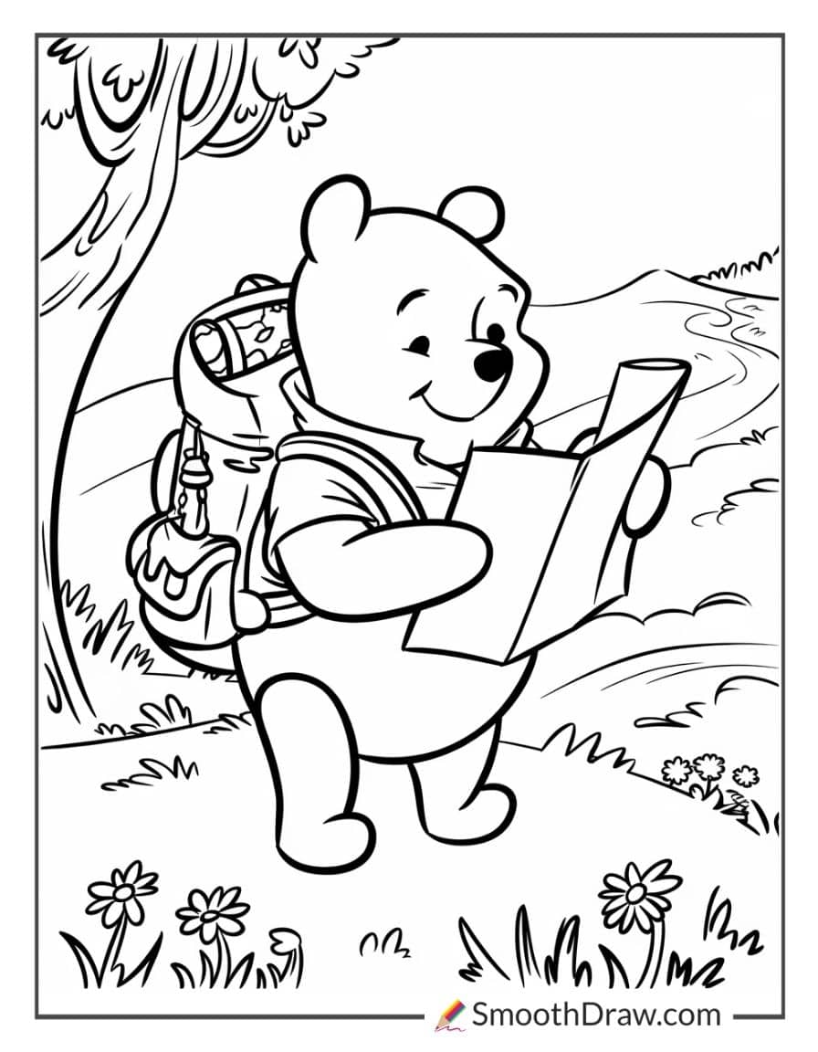 Pooh on an adventure