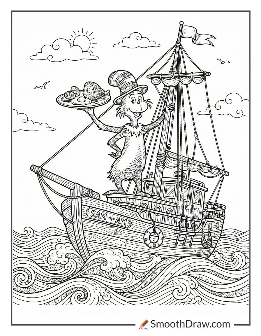 Sam I Am On A Tall Boat